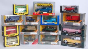 DIECAST; A collection of boxed diecast m