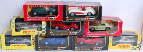 BURAGO; A collection of 9x 1:24 scale di