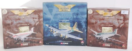 CORGI: A collection of three Corgi Aviat
