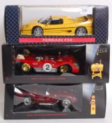 DIECAST: A collection of three 1:18 scal