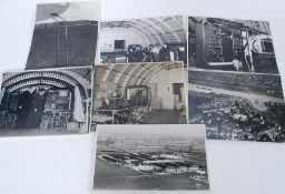 A collection of unusual 1930's era Bristol Aviation black and white photographs. To include aerial