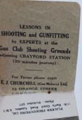 A good early 20th century miniature flick book; R. CHURCHILL; Shooting ; Flicker XXV. Part 1 -