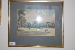 HM Nicholls, 1937, Collands Park & The Penthouse - pair of signed watercolour paintings.