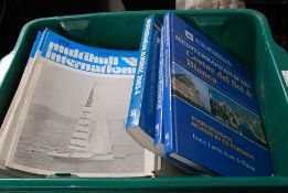 A collection magazines on stamp collecting