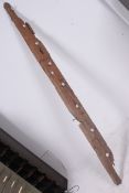 A large 20th century Shabby Chic driftwood coatrack / coat rack. The beautifully aged and