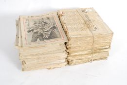 A large collection of war illustrated ma