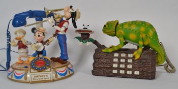 A novelty Disney Dixieland telephone alo