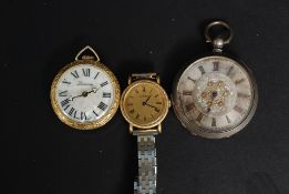 An early 20th century silver pocket watc