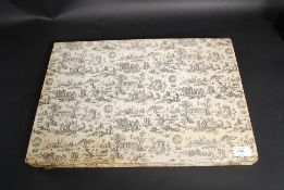 A boxed Guye Degrenne white metal salver