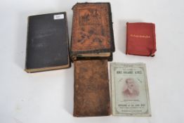 1828 leather bound bible ' Thew Testamen