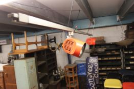 A pair of 1980's retro orange runner spo