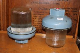 A pair of 20th century Industrial hostil