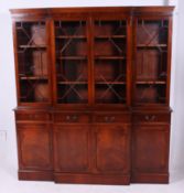 A large regency style mahogany breakfron