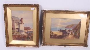 2 English school watercolour paintings b