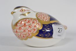 Royal Crown Derby Gold button Imari figu