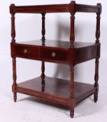 A Victorian 19th century 3 tier good qua