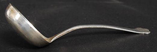 A silver hallmarked caddy spoon by Horac