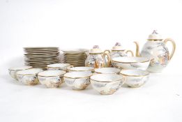 A 20th century extensive teaset, compris