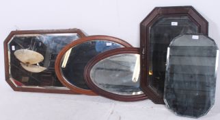 A collection of 20th century mirrors to