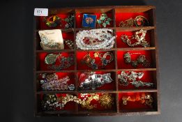 A large collection of costume jewellery