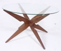 A good 1970's teak and glass Danish atom
