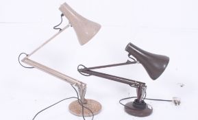 Two retro industrial style Anglepoise Li