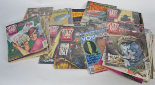 A collection of Sci Fi magazines / comic