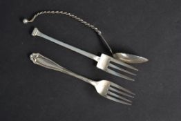 A collection of silver hallmarked items