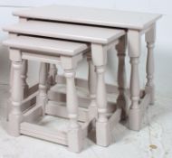 A 20th century retro shabby chic painted