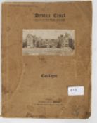 LOCAL INTEREST. A 1930's auction catalog