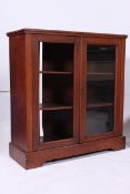 A Victorian 19th century mahogany librar