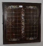 A good 20th century carved hardwood ches