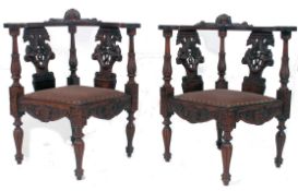 A rare pair of 19th century Venetian / I