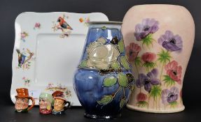 A Royal Doulton vase ( no 672) A Doulton