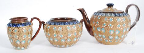 A 19th century Doulton Lambeth pattern 8