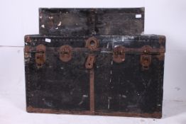 A large 20th century vintage steamer tru