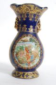 An Asian Chinese vase hand painted depic