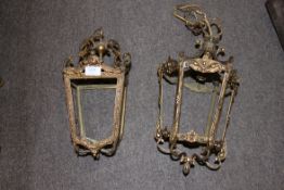 A pair of early 20th century gilt metal