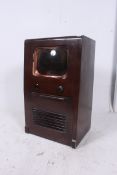 A 1950's large walnut cased television a