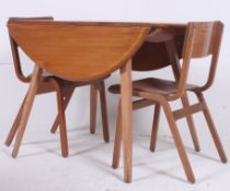 A 1970's Ercol golden dawn drop leaf din