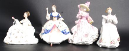 A collection of Royal Doulton figurines