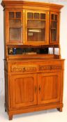 A 1970's French made oak buffet comprisi