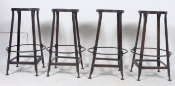 A set of 4 20th century Industrial metal