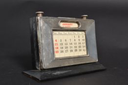 A 1940's Art Deco silver hallmarked fron