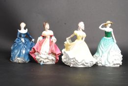 A collection of Royal Doulton figurines