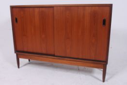 A good 1960's Danish teak sliding panel