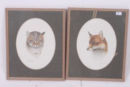 A pair of limited edition prints by Patr