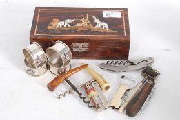 A good mixed lot to include an Inlaid el