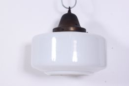 A large mid 20th century church milk gla