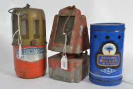 A collection of vintage hanging paraffin